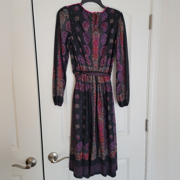 💥 JENNIFER GEE Vintage 70s Secretary Dress - cottage core - floral - semi sheer - Picture 7 of 7